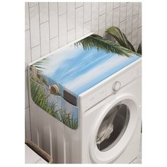 Органайзер для хранения "Светлый солнечный пляж" на стиральную машину, 45x120 см Ambesonne