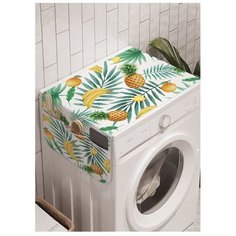 Органайзер для хранения "Тропические фрукты" на стиральную машину, 45x120 см Ambesonne