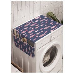 Органайзер для хранения "Бунтующая стая" на стиральную машину, 45x120 см Ambesonne