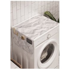 Органайзер для хранения "Смятый лист" на стиральную машину, 45x120 см Ambesonne