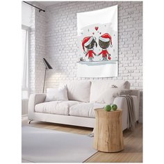 Панно (постер) с фотопринтом на стену "Влюбленное рождество", 150x200 см Joy Arty