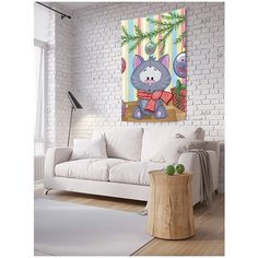 Панно (постер) с фотопринтом на стену "Отражение в украшениях", 150x200 см Joy Arty