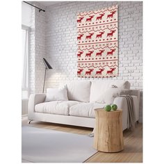 Панно (постер) с фотопринтом на стену "Караван оленей", 100x150 см Joy Arty