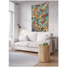 Панно (постер) с фотопринтом на стену "Лоскуты арнамента", 100x150 см Joy Arty