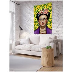 Панно (постер) с фотопринтом на стену "Просто Фрида", 150x200 см Joy Arty
