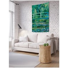 Панно (постер) с фотопринтом на стену "Пруд с кувшинками", 100x150 см Joy Arty