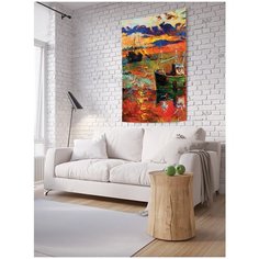 Панно (постер) с фотопринтом на стену "Храбрые рыбаки", 150x200 см Joy Arty