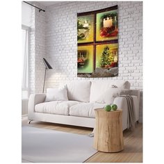 Панно (постер) с фотопринтом на стену "Праздничный уют", 100x150 см Joy Arty