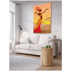 Панно (постер) с фотопринтом на стену "Африканская загадка", 100x150 см Joy Arty
