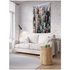 Панно (постер) с фотопринтом на стену "Городские высоты", 150x200 см Joy Arty
