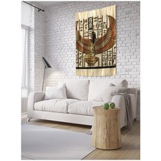 Панно (постер) с фотопринтом на стену "Крылья египта", 100x150 см Joy Arty