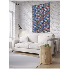 Панно (постер) с фотопринтом на стену "Мексиканские черепа", 100x150 см Joy Arty