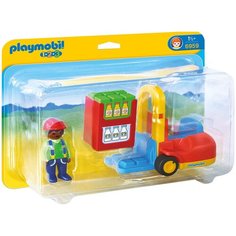 Конструктор Playmobil 1-2-3 6959 Вильчатый погрузчик