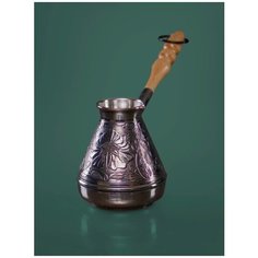 Станица, Турка медная для кофе "Цветок" / Турка, Кофе 200 мл