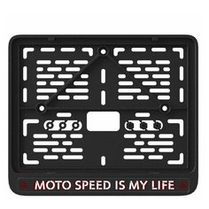 Рамка номерного знака UNCLE DAD "Moto speed" для мотоцикла
