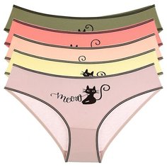 Трусы для девочек 5171FM Донелла , Размер: 14/15, Цвет: Микс, 5 шт. в упаковке Donella