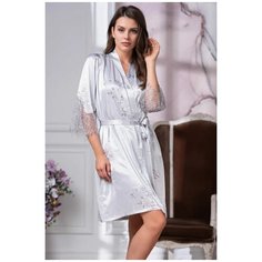 Халат MIA-AMORE, размер 2XL/3XL, серебристый