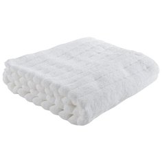 Полотенца TKANO Полотенце банное Waves белого цвета Essential, 70х140 см