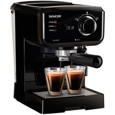 Кофеварка рожковая Sencor SES 1710BK, черный