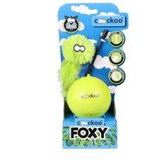 Игрушка для кошек EBI интерактивная "Foxy", лайм, 25х13х8см (Нидерланды)