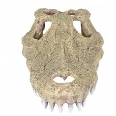 Декорация для аквариума AQUA DELLA "Череп Аллигатора", бежевый, 28.5x14.5x8см (Бельгия)