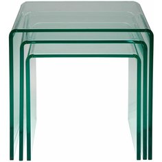 KARE Столик кофейный Clear Club, коллекция "Клуб Чистоты", количество предметов 3 42*42*42, Стекло, Бесцветный