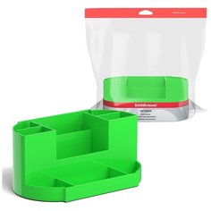 Подставка настольная пластиковая ErichKrause Victoria, Neon Solid, зеленый