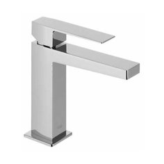 Смеситель для раковины (умывальника) TRES Slim exclusive 20210301D сере6ристый