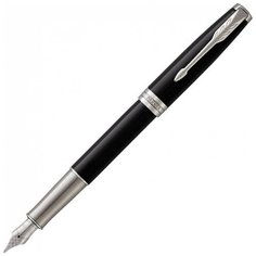 PARKER перьевая ручка Sonnet Core F530, 1948312, черный цвет чернил