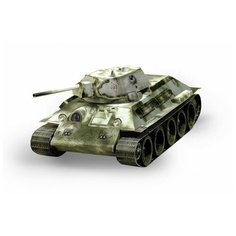 Умная бумага 3D пазл - Танк Т-34 обр. 1941г. (белый) 1:35 55 деталей