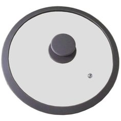 Крышка стеклянная MOORE 26см 1039 GIPFEL с силиконовым ободом