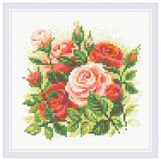 AM0061 Набор алмазной мозаики Риолис Розы20*20см