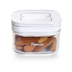 Контейнер Fissman для хранения продуктов 11x11x7 см / 450 мл Квадратный (пластик) (6816)
