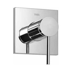 Tres Встраиваемый смеситель для душа Tres Mono-term 20117701, с затвором и регулятором потока