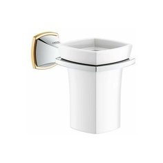 Grohe Держатель с керамическим стаканом Grohe Grandera 40626IG0