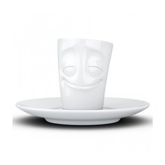 Кофейная чашка с блюдцем Tassen Cheery 80 мл белая