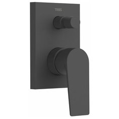 Tres Однорычажный встраиваемый смеситель для ванны Tres Project 21118001NM