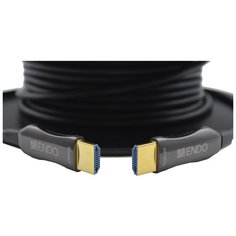 Кабель в бухте ENDO Inspiration Optical fiber HDMI - HDMI 2.1 READY, черный, 12 м