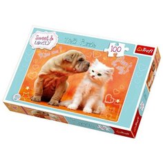 Пазл Trefl Sweet & Lovely - Поцелуй (16264), 100 дет.