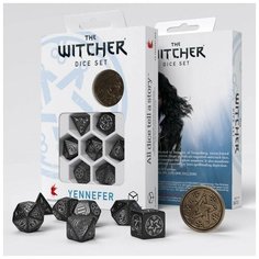 Набор кубиков Q-workshop Ведьмак: Йеннифэр - Обсидиановая Звезда