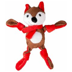 Игрушка для собак DUVO+ мягкая "Новогодний лис", 31х14х8см (Бельгия)