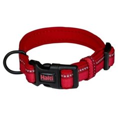 Ошейник для собак COA "HALTI Collar", красный, S, 25-35см (Великобритания)