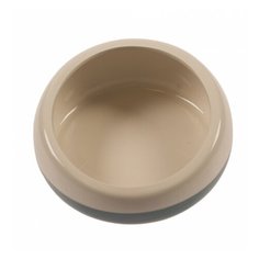Миска для животных керамическая, DUVO+ бежево-серая, 11см/250мл (Бельгия)