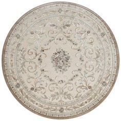 Бельгийский вискозный ковер с рельефом Venezia RV334-R118 круг (160*160 см) Ragolle