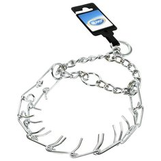 Ошейник для собак строгий металлический DUVO+ , хром, D41см/3.2мм (Бельгия)