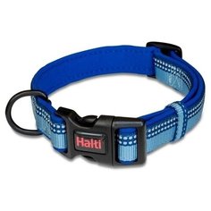 Ошейник для собак COA "HALTI Collar", голубой, S, 25-35см (Великобритания)