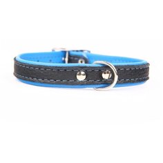 Ошейник для собак ZOOLESZCZ "Neo Elk", голубой, 35х1.4см