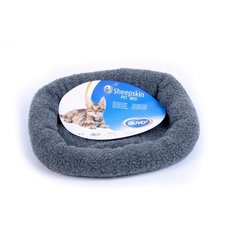 Лежак для животных DUVO+ "Sheepskin", серый, 45х37х6см (Бельгия)