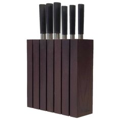 Подставка для ножей универсальная Woodinhome KS021UTWN термоясень