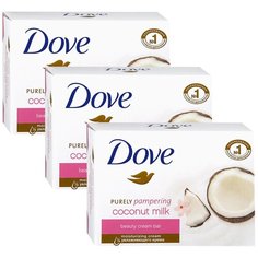 Крем-мыло Dove "Purely Pampering" Кокосовое молочко и лепестки жасмина, 135г (Набор 3 шт.)